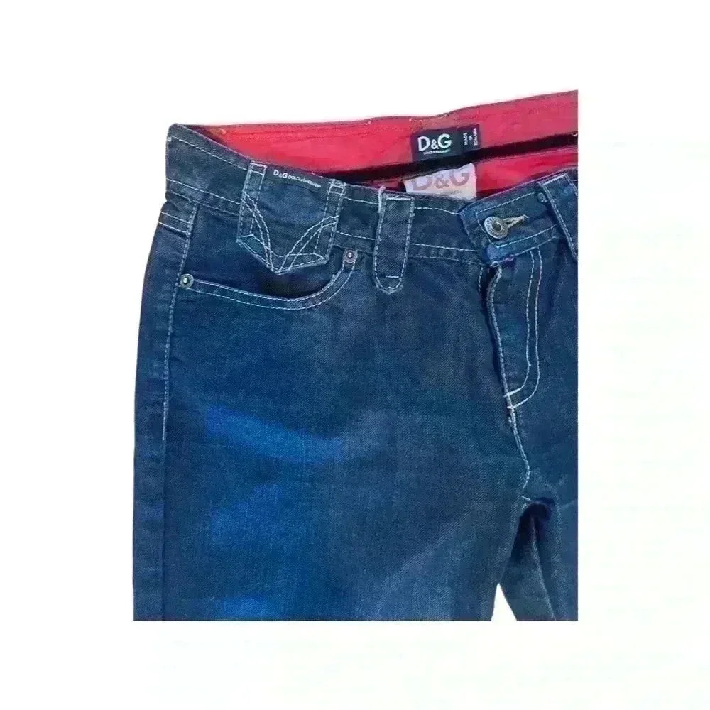 90's DOLCE & GABBANA Wonder Low Rise Skinny Denim jeans 26. - Picture 6 of 13